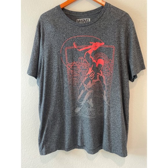 Marvel Gray Dare Devil Graphic Tee - Picture 1 of 4
